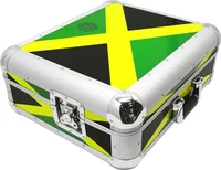 Zomo Flightcase SL-12 XT | Technics SL-1200 / SL-1210 - Jamaica Flag zászló dizájn - 1