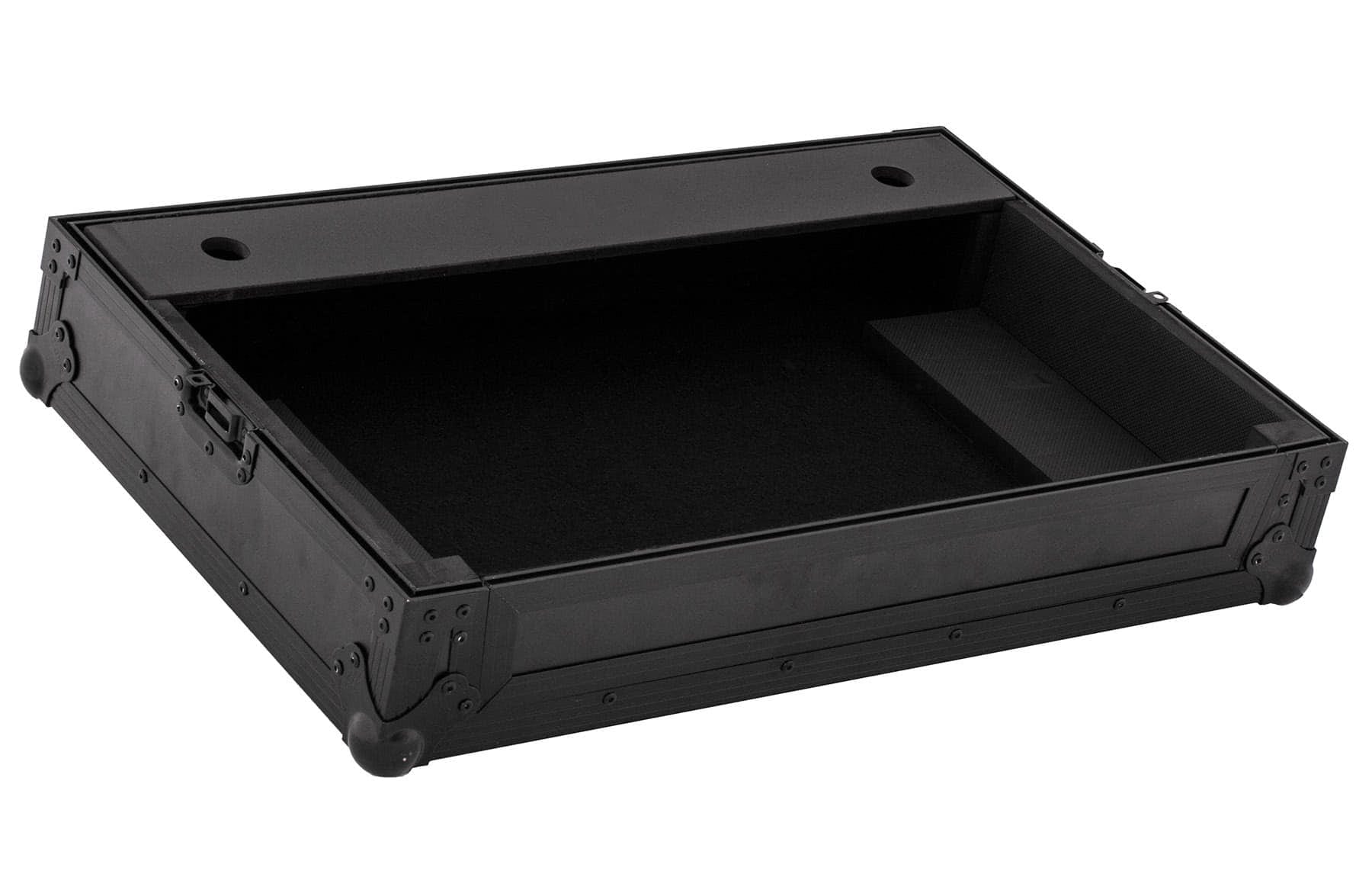 Zomo Rane ONE NSE Flightcase oldalnézet, alumínium élekkel és gömbsarkokkal