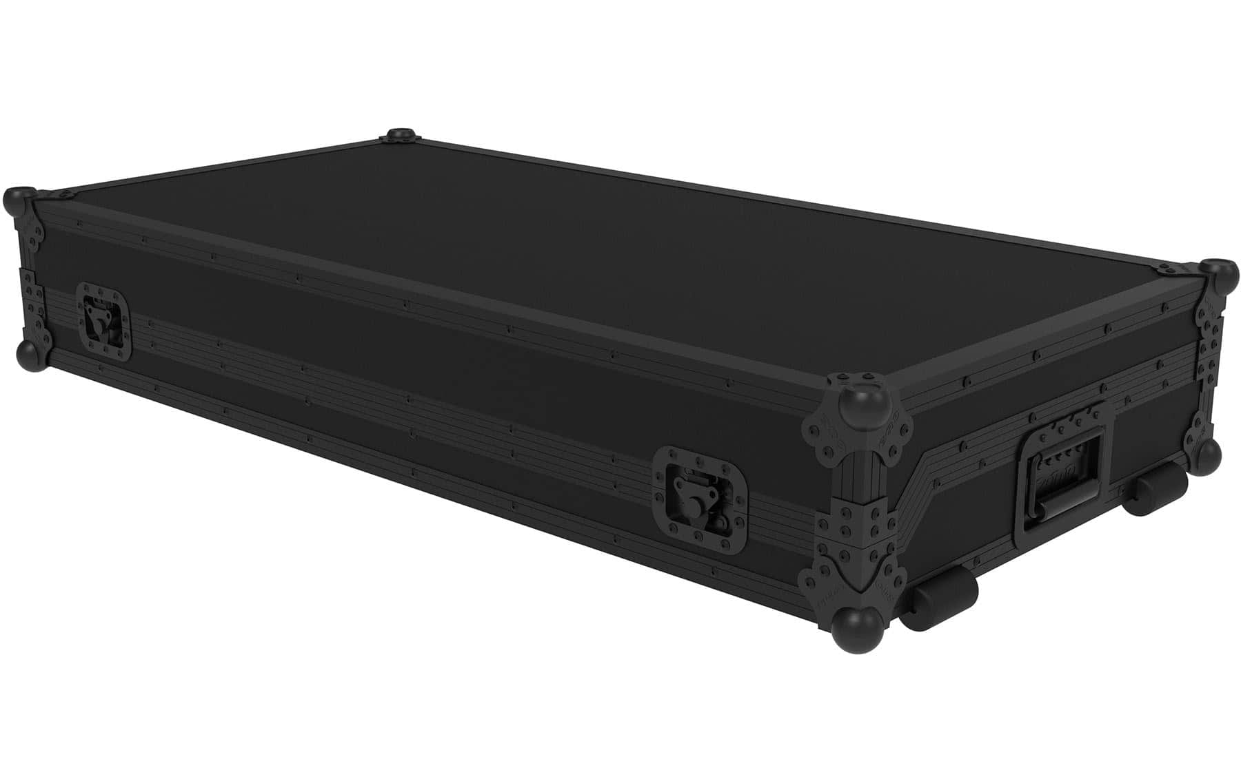 Zomo Set-30A9 NSE flightcase oldalnézete fogantyúval és beépített görgőkkel