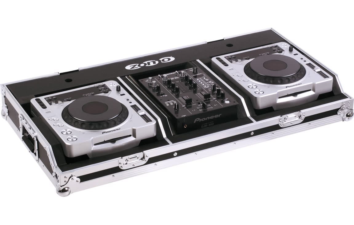 Zomo Flightcase Set 810 fekete flightcase szett elölnézetből
