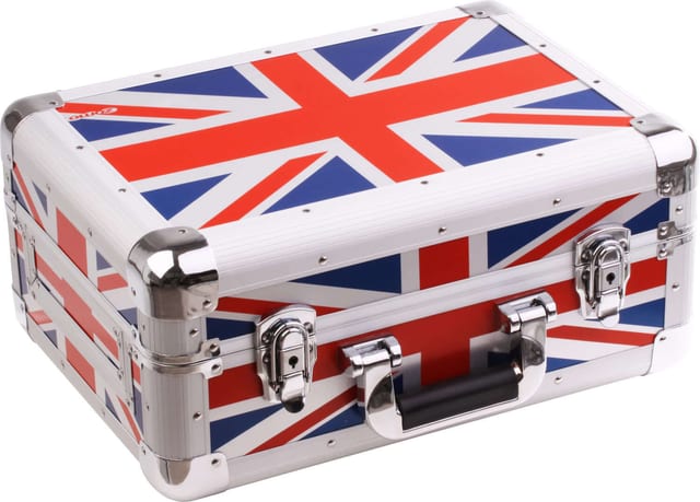 Zomo CDJ-10 XT Flightcase UK-Flag dekorral, elölnézet
