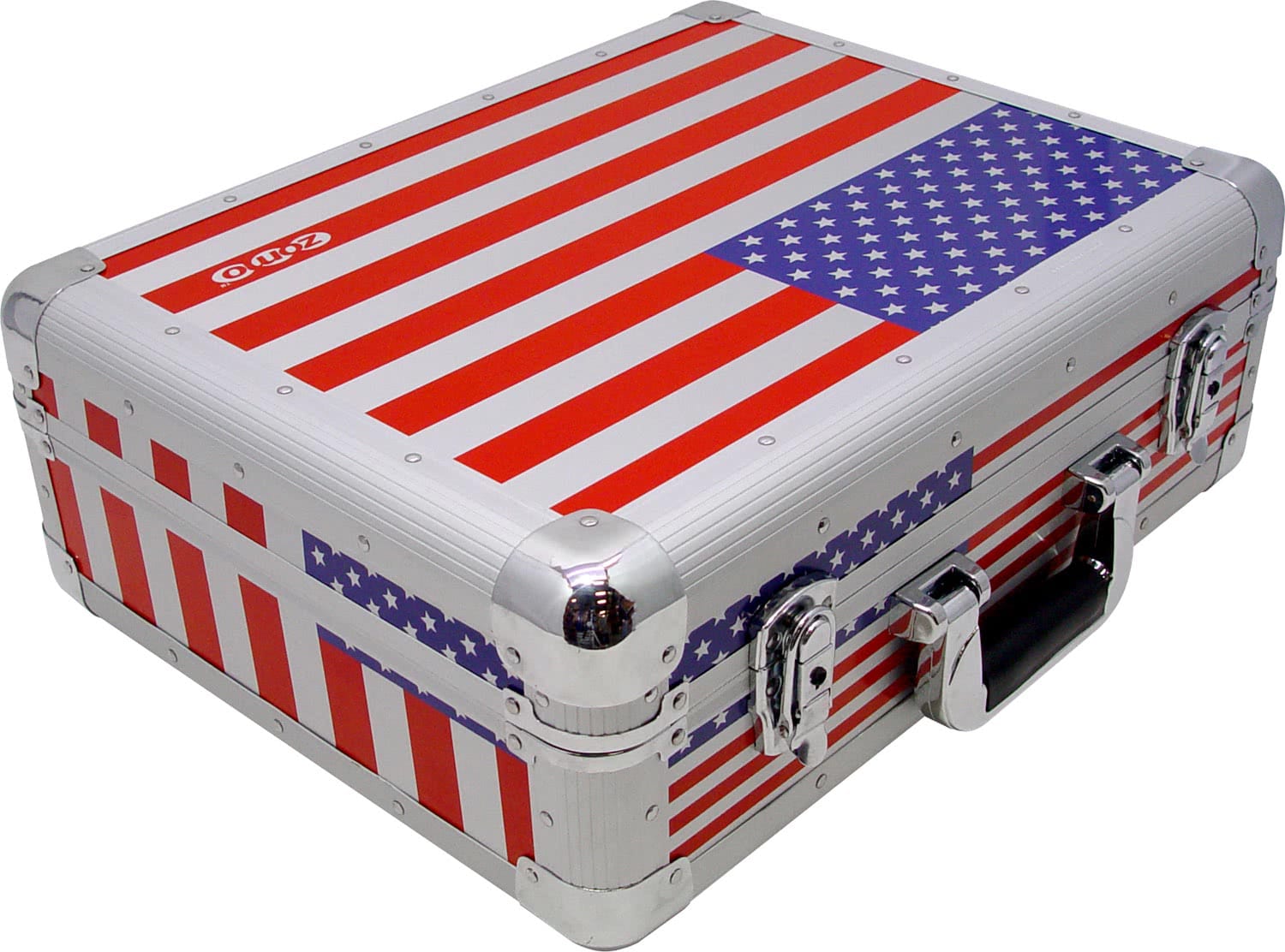Zomo CD-Case CD-MK3 XT USA-Flag tok elölnézetből