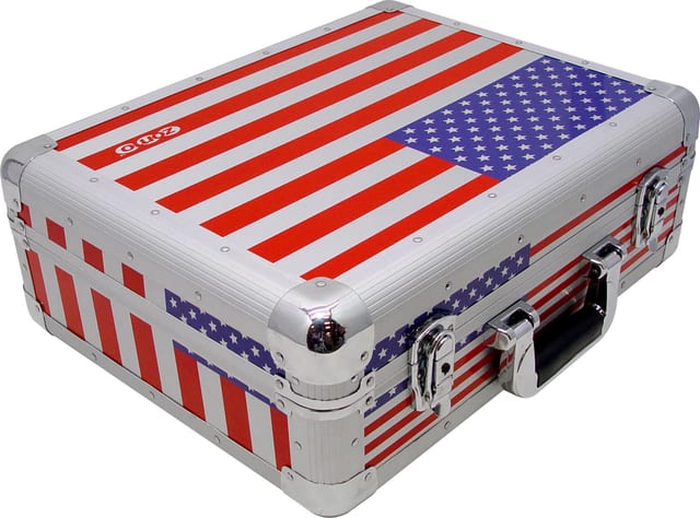 Zomo CD-Case CD-MK3 XT USA-Flag tok elölnézetből