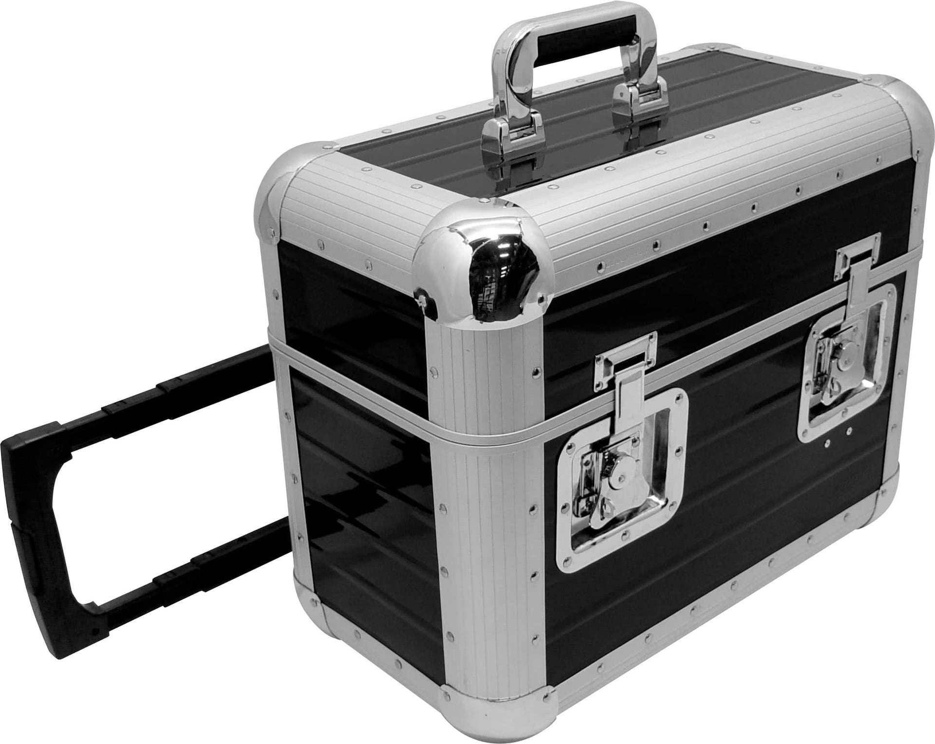 Zomo Recordcase TP-70 XT fekete flightcase elölnézetből