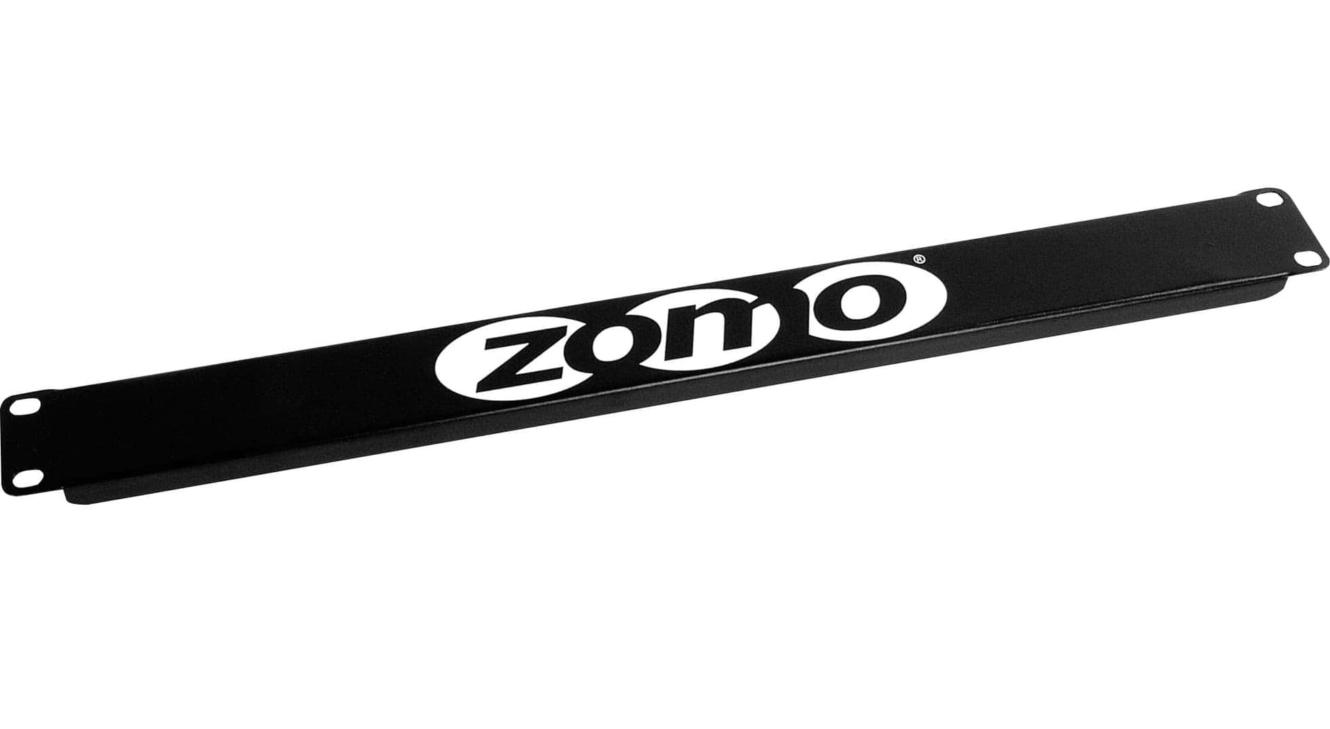 Zomo H-1 fekete acél 1U-s 19" rack panel fehér logóval