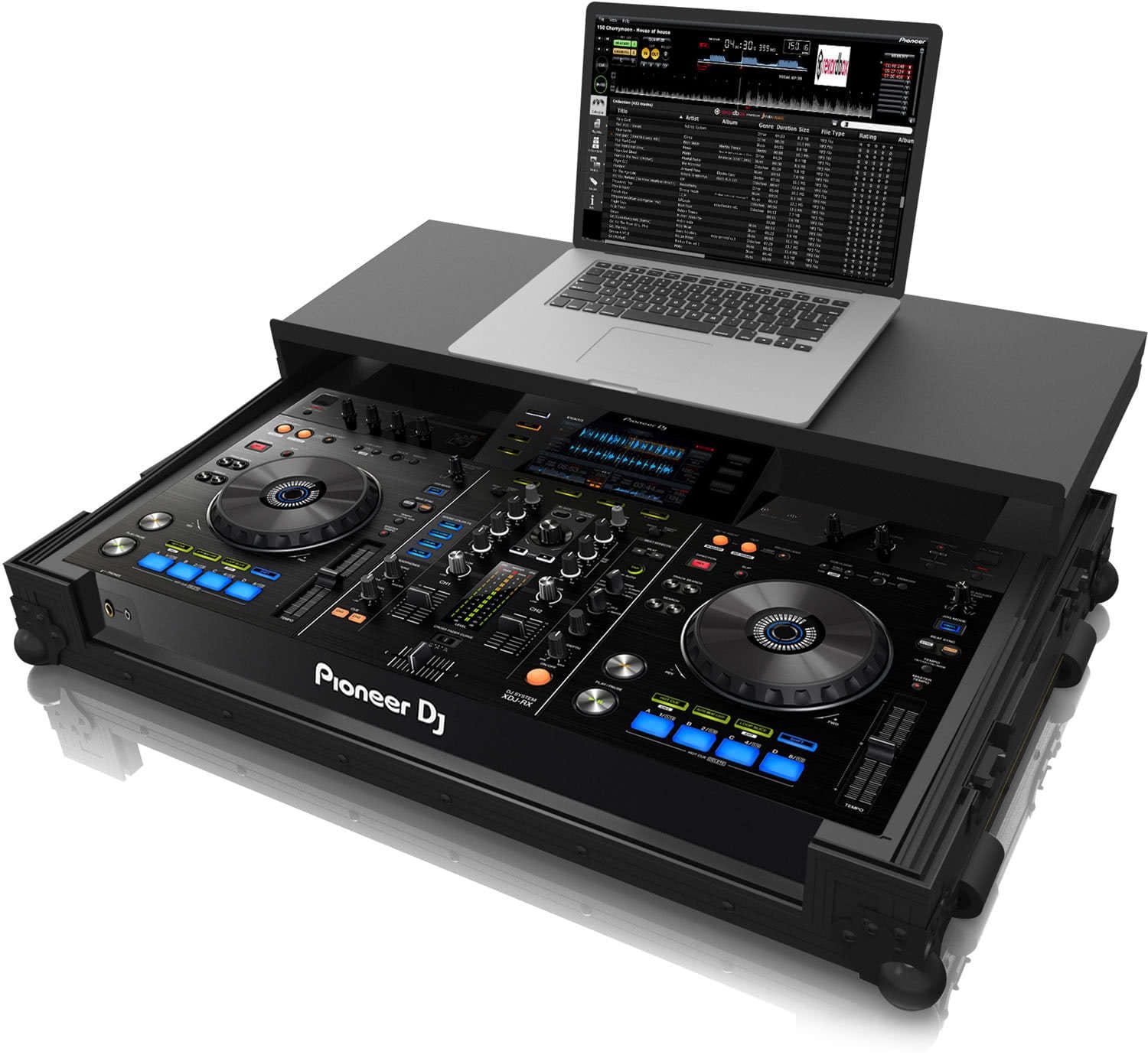 Zomo P-XDJ-RX Plus NSE fekete Flightcase Pioneer P-XDJ-RX kontrollerhez