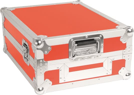 Zomo Flightcase CDX piros CD-lejátszó flightcase, elölnézet
