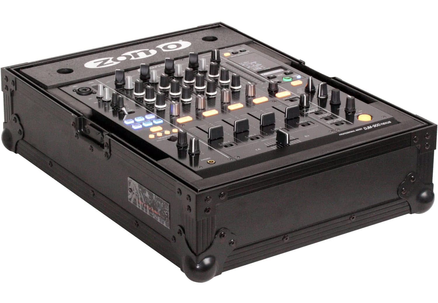Zomo Flightcase PM-900 NSE fekete keverő flightcase zárt állapotban