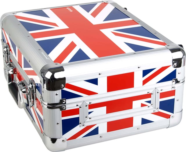 Zomo Flightcase CDJ-1 XT UK-Flag elölnézet