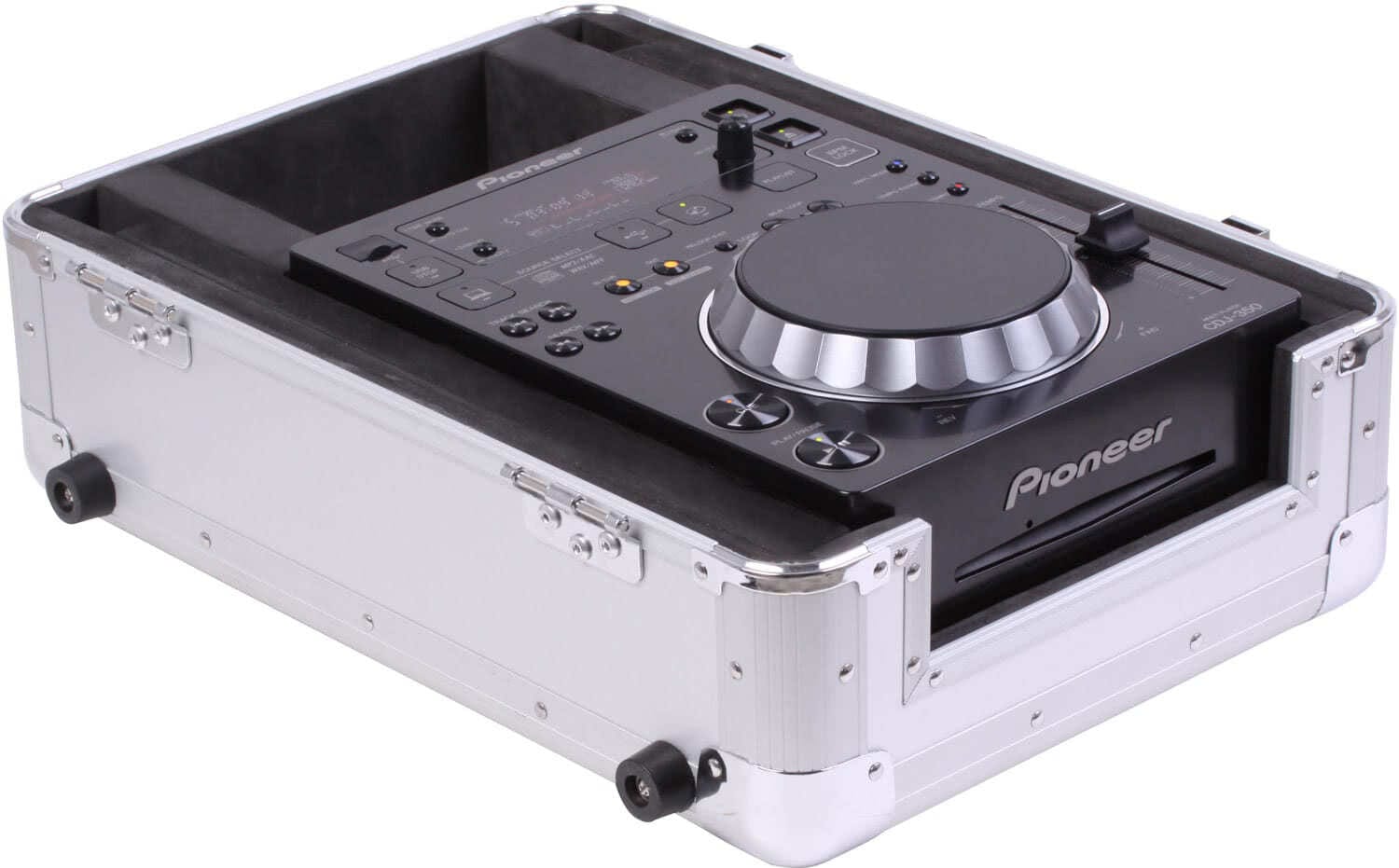 Zomo CDJ-10 XT Flightcase UK-Flag, fogantyú és zár