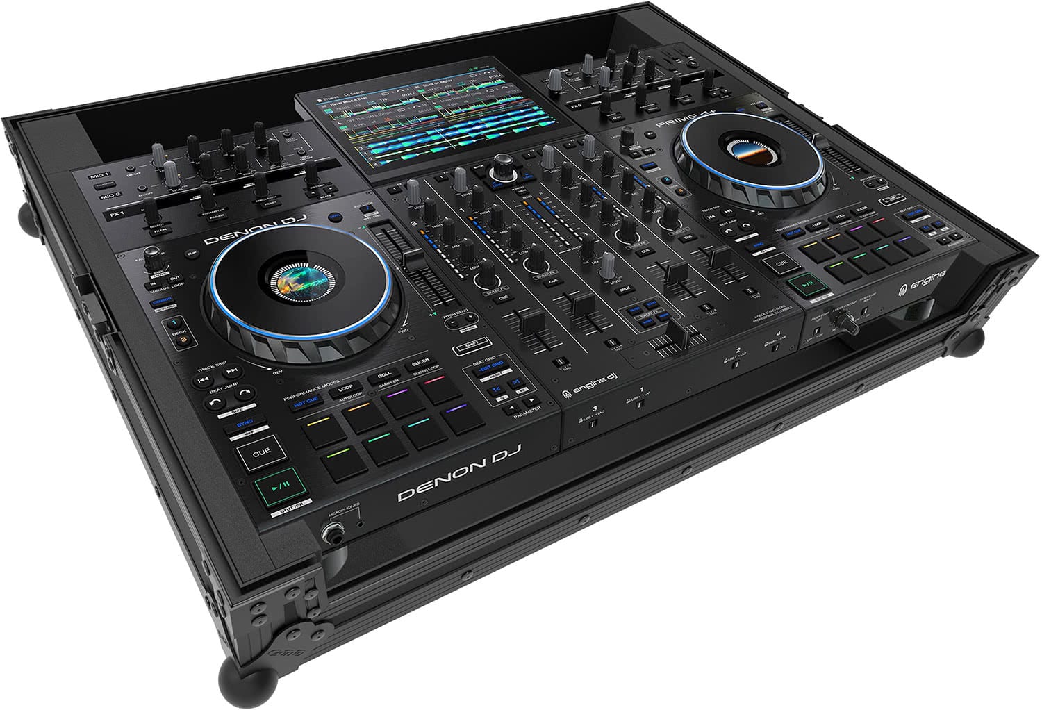 Zomo D-Prime 4+ NSE Flightcase nyitott fedéllel, belső párnázással