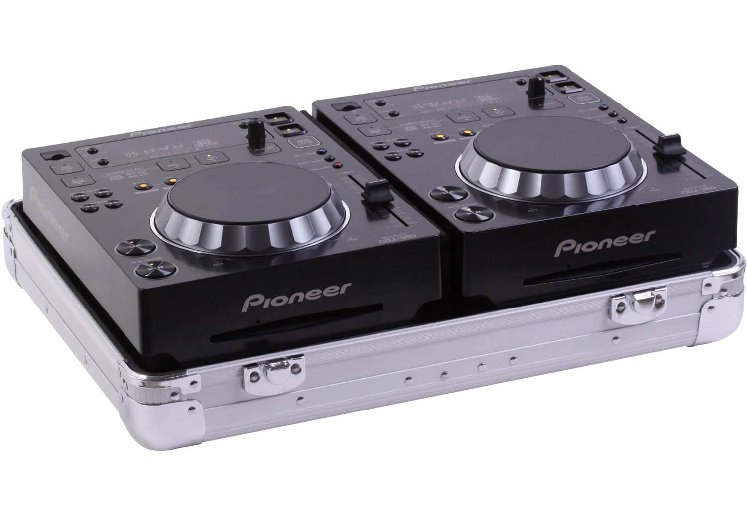 Zomo CDJ-2 XT ezüst flightcase részlet