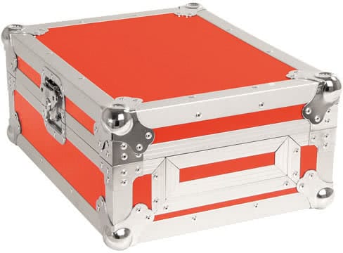 Piros Zomo Flightcase DN-3500 elölnézetből, lezárt állapotban