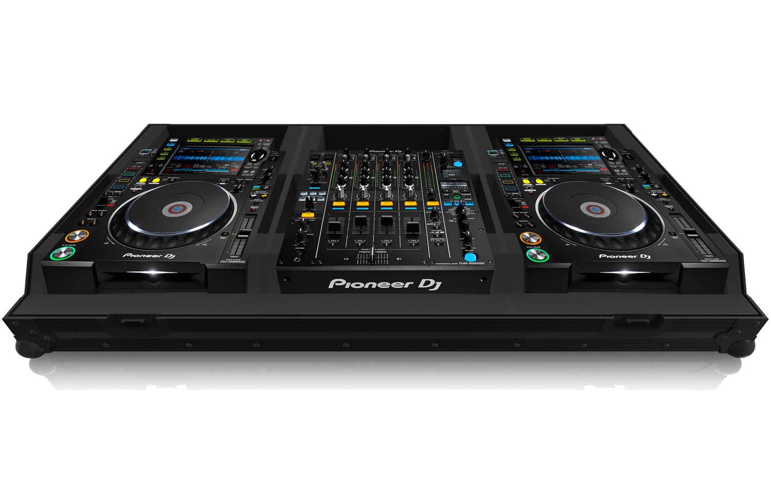 Zomo Flightcase Set 2900 MK2 NSE fekete flightcase két Pioneer CDJ-hez és egy DJM keverőhöz