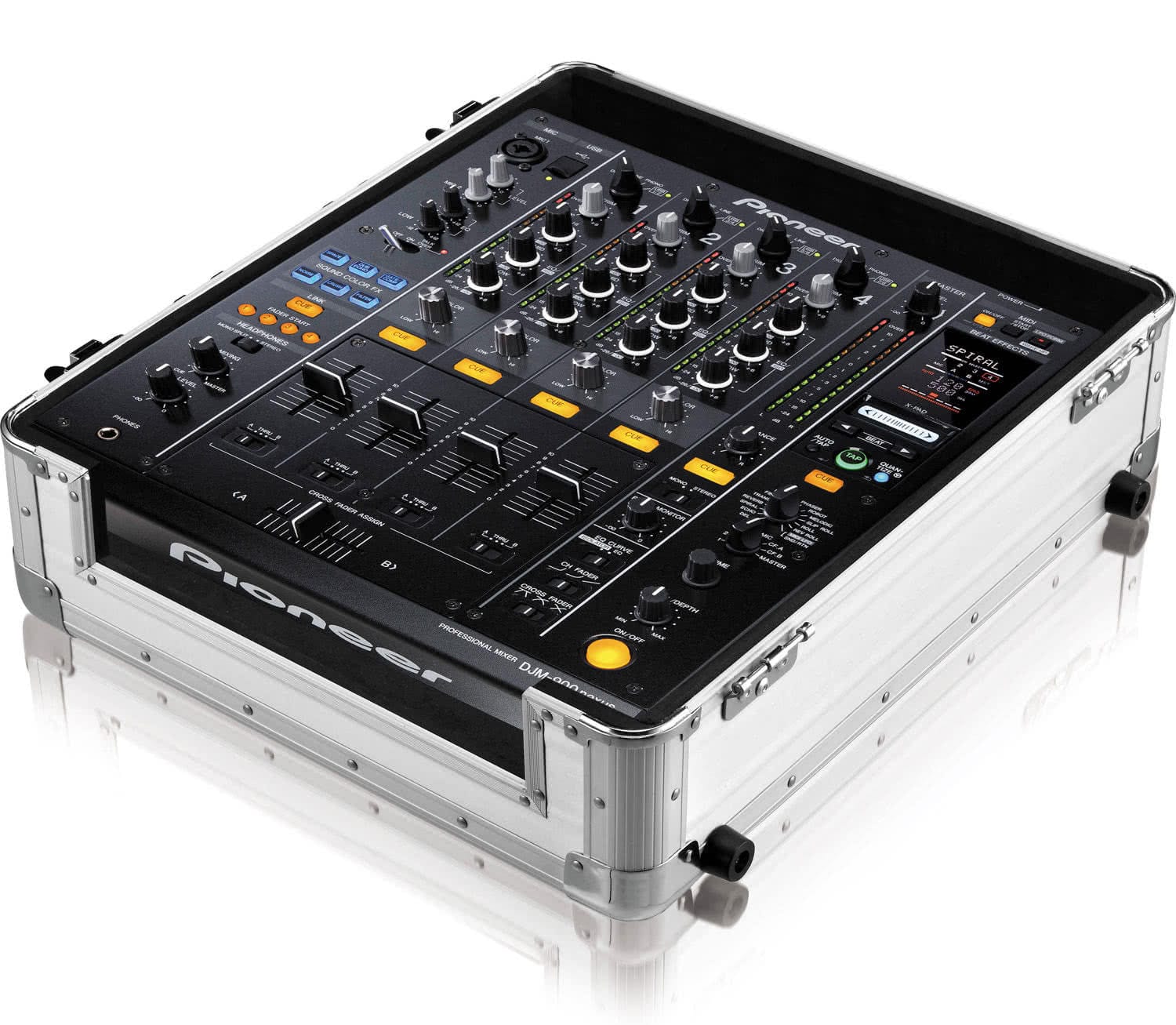 Zomo Flightcase CDJ-13 XT ezüst, részletkép a felépítésről