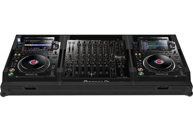 Zomo Flightcase Set-3000 NSE fekete szettcase két CDJ-3000 és egy DJM-V10 számára