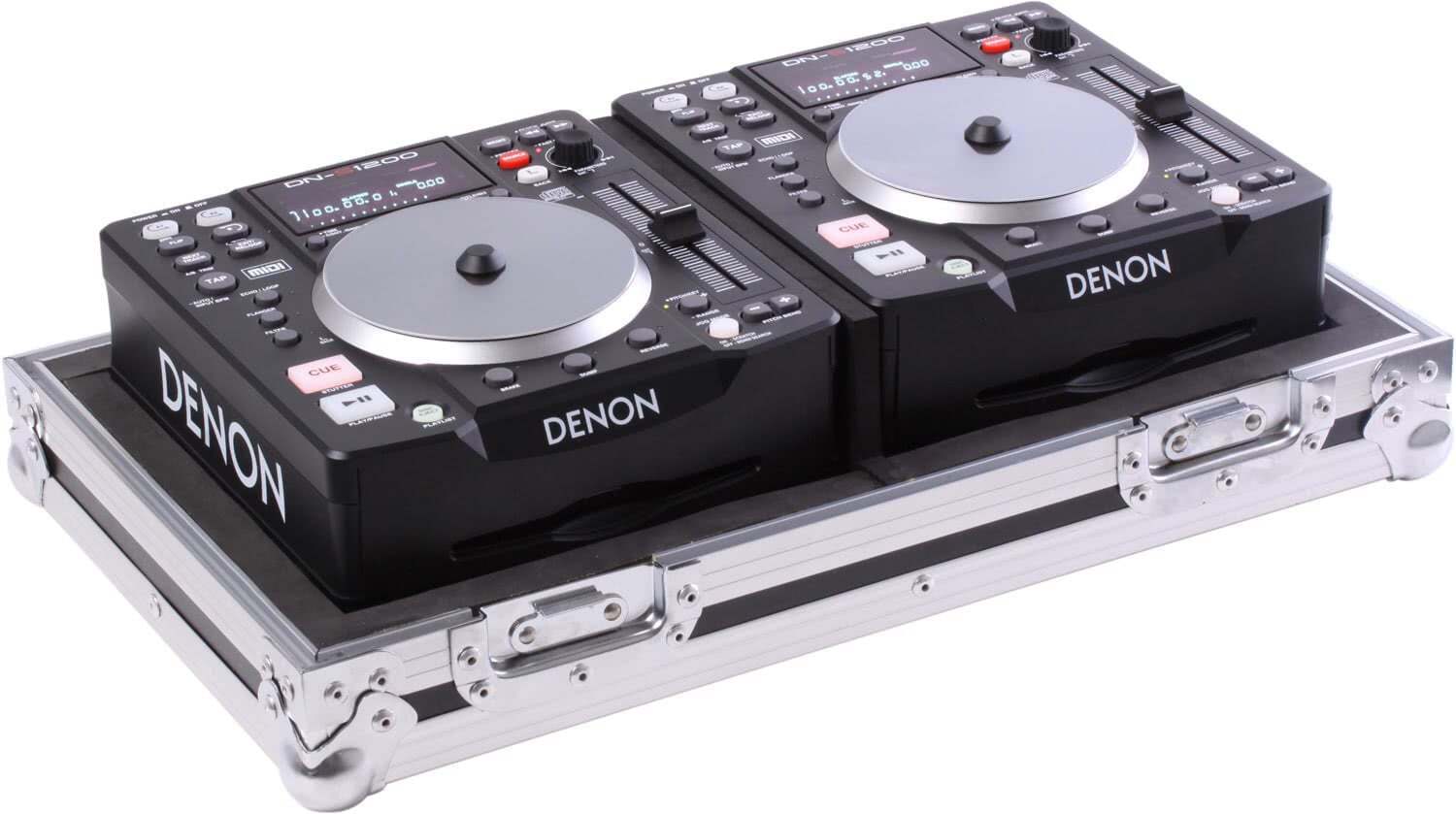 Zomo Flightcase DN-1000 piros, fedél és zárak