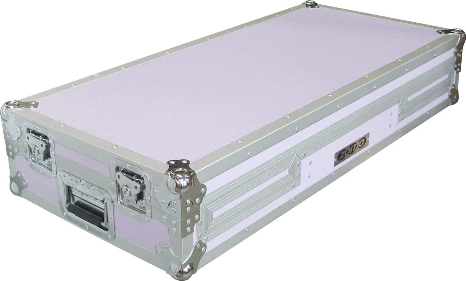 Zomo Flightcase P-800/12 lila színben, elölnézet