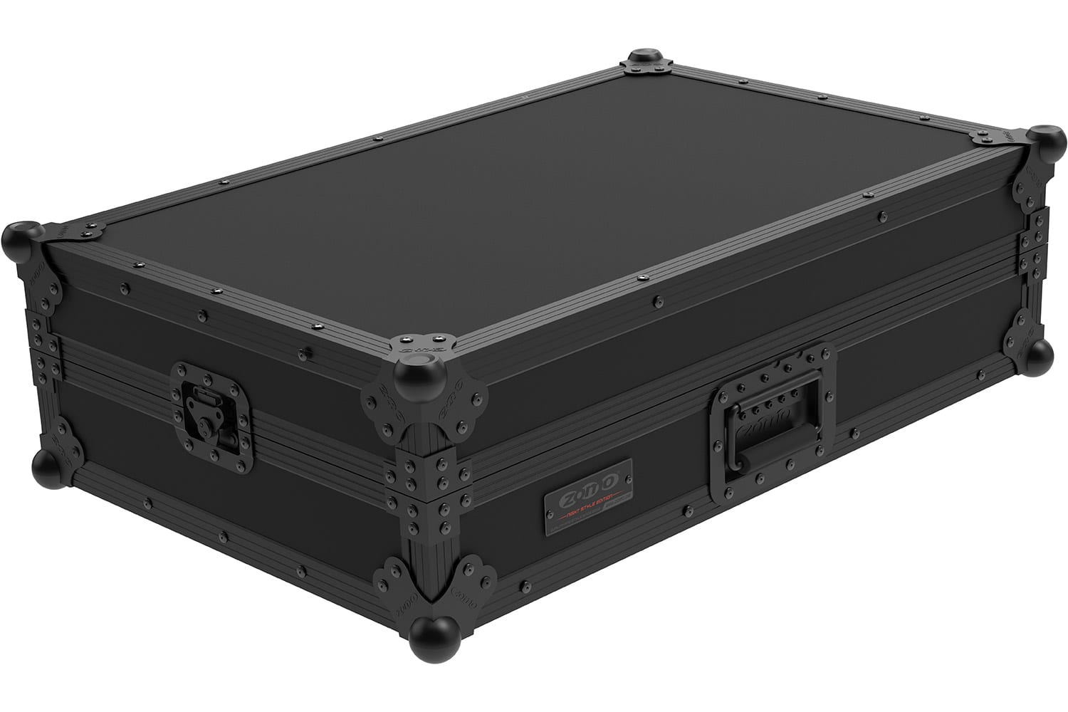 Zomo P-DDJ-REV5 NSE Flightcase nyitva, párnázott belső térrel