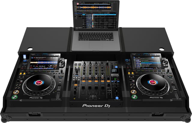Zomo Set-3900 Plus NSE fekete szett flightcase két CDJ-3000 és egy DJM-900NXS2 számára