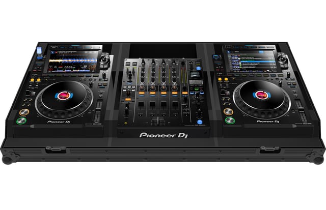 Zomo Set-3900 NSE fekete set-flightcase CDJ-3000 lejátszókhoz és DJM-900NXS2 keverőhöz