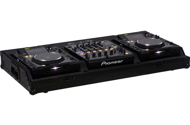Zomo Flightcase Set 2900 NSE fekete flightcase szett zárt állapotban