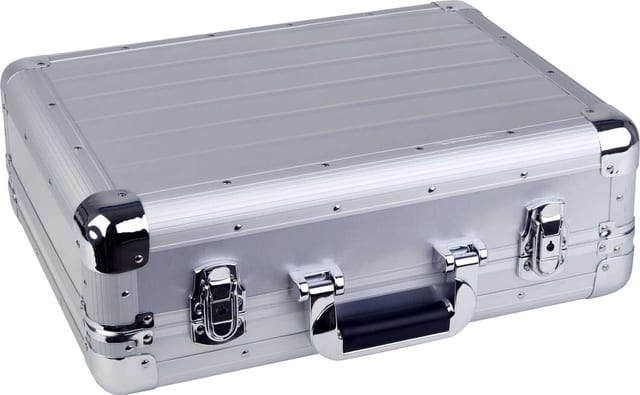Zomo Flightcase CDJ-2 XT ezüst, elölnézet