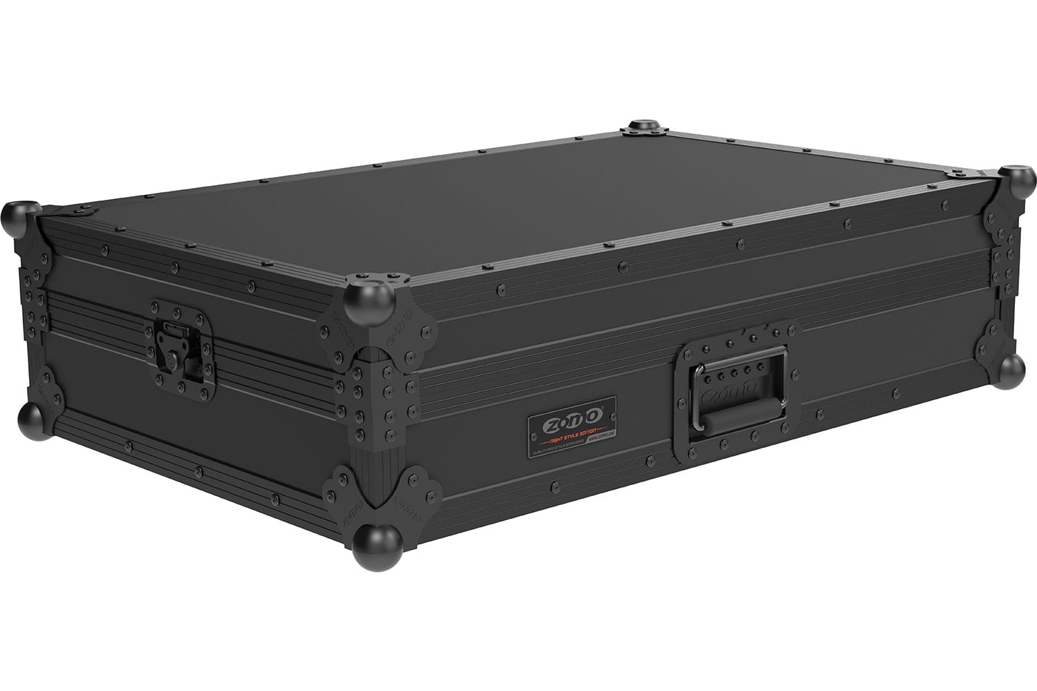 Zomo NSE flightcase részlet: pillangózár, alumínium profil és sarokvédő