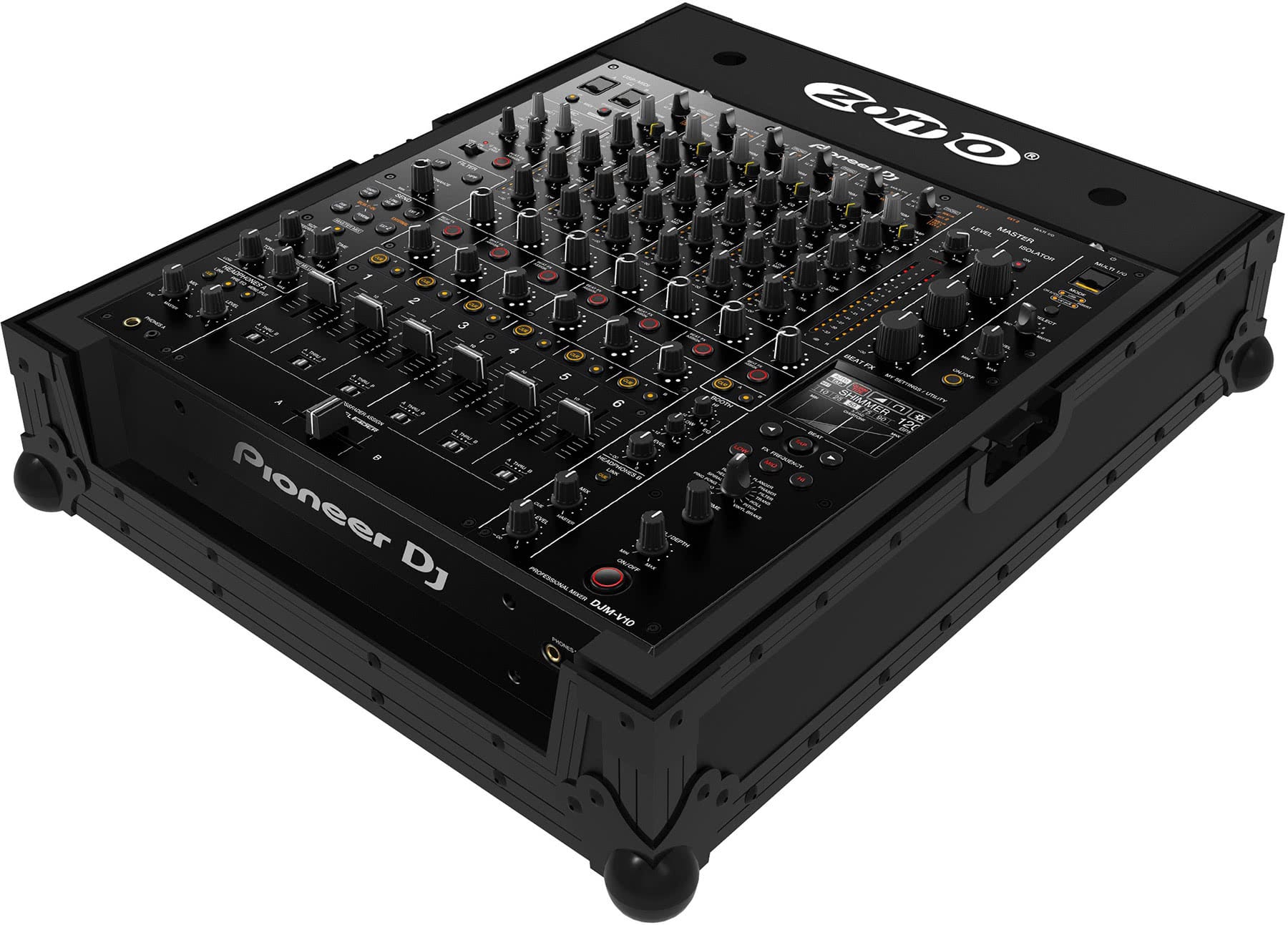 Zomo Flightcase P-DJM-V10 NSE fekete flightcase Pioneer DJM-V10 keverőhöz