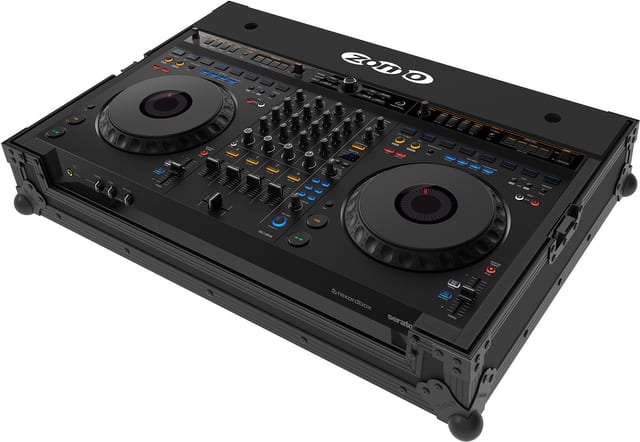 Zomo Flightcase A-DDJ-GRV6 NSE fekete tok elölnézetben