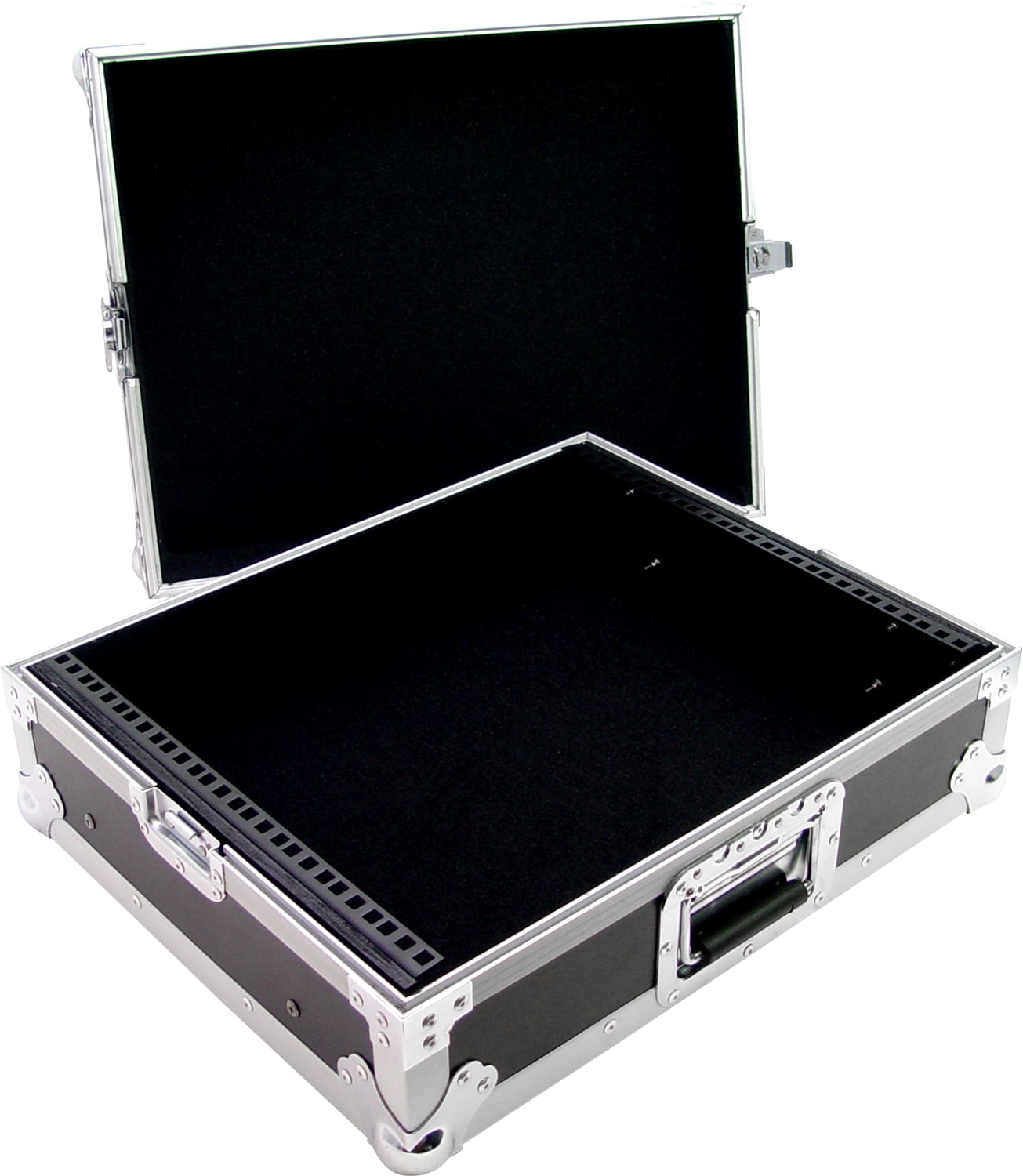 Zomo M-19 lila flightcase sarokrészlete