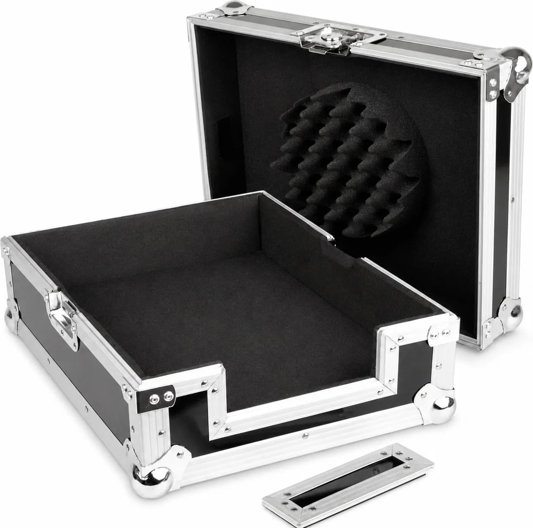 Zomo Flightcase Live 1000 fekete flightcase oldalnézetből