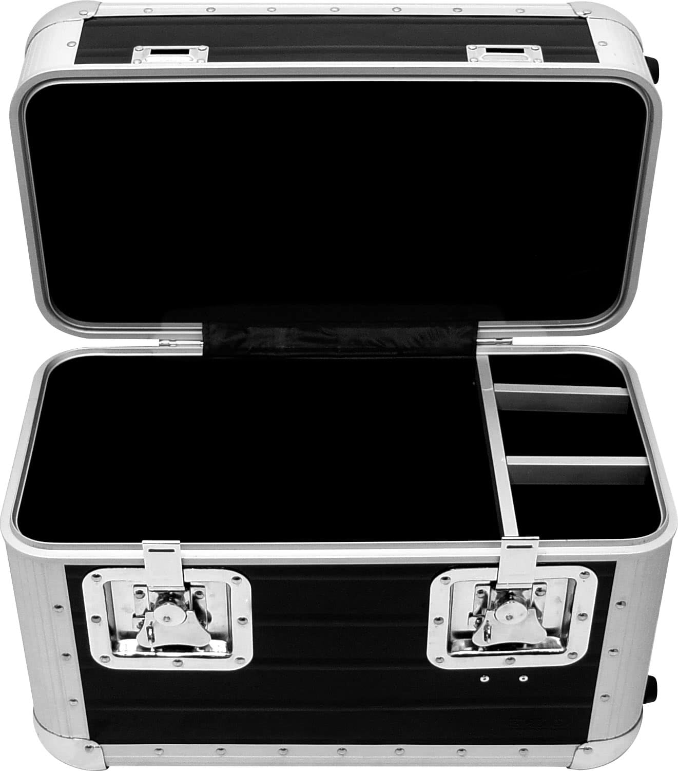 Zomo Recordcase TP-70 XT ezüst flightcase oldalnézetből