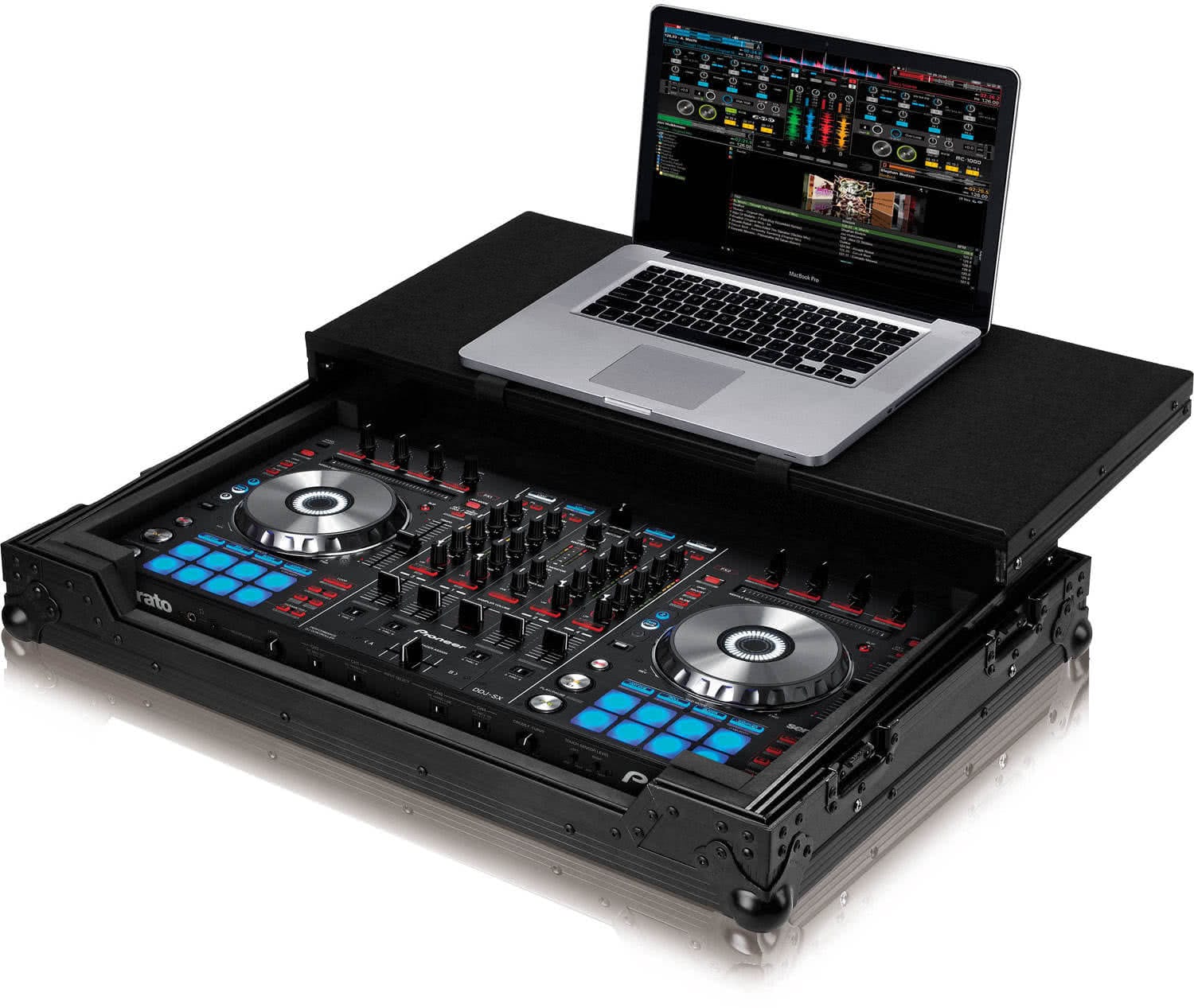 Zomo P-DDJ-SX Plus NSE fekete flightcase DDJ-SX kontrollerhez, zárt állapotban