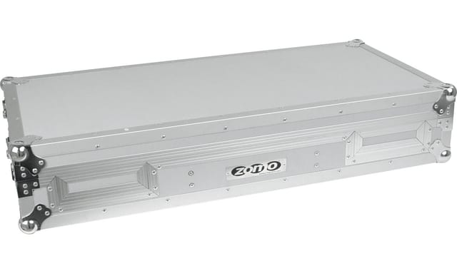 Zomo Flightcase DN-3500/12 ezüst színben, elölnézet