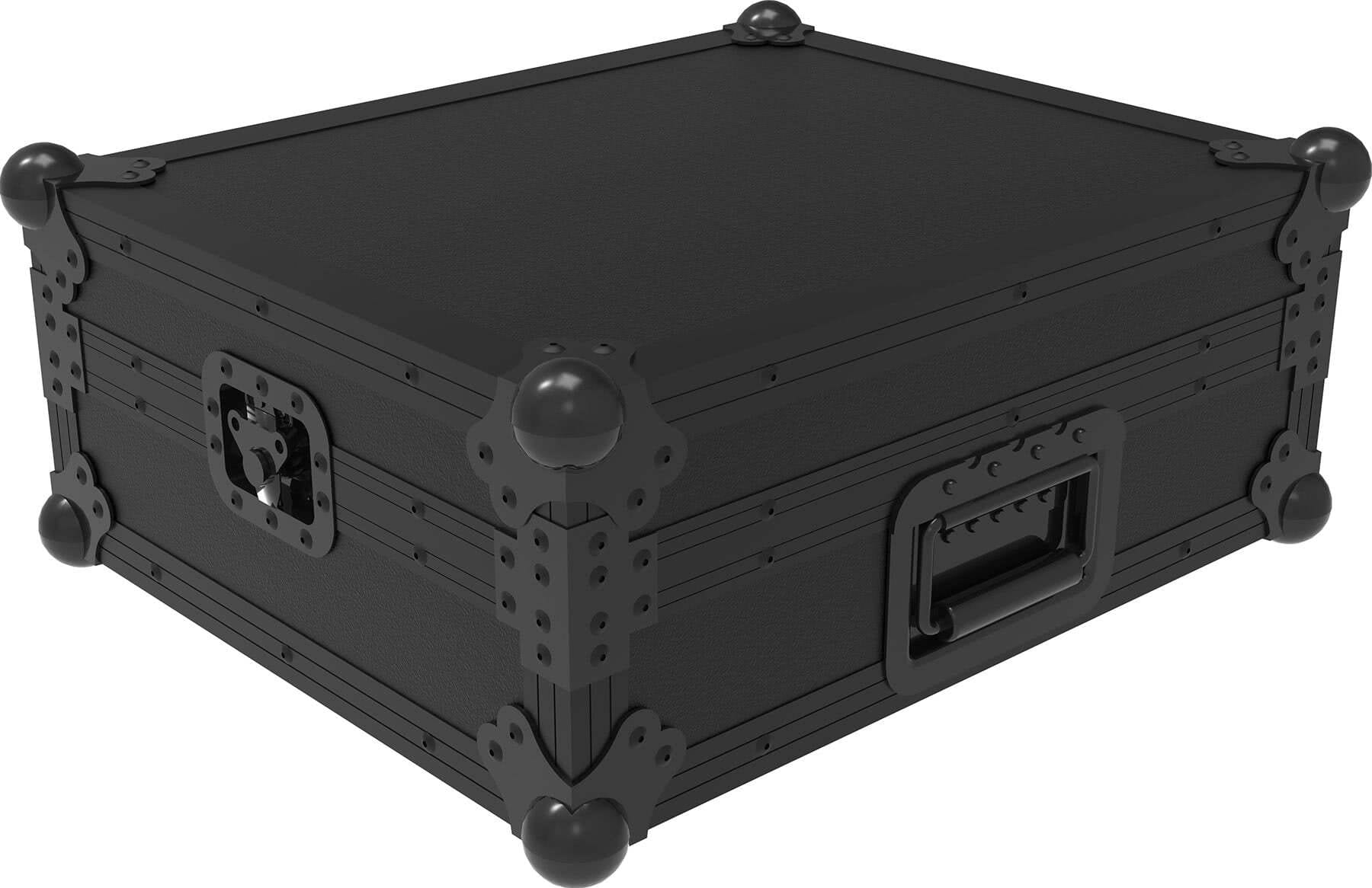 Zomo T-10 NSE flightcase oldalnézet pillangózárakkal és gömbsarkokkal