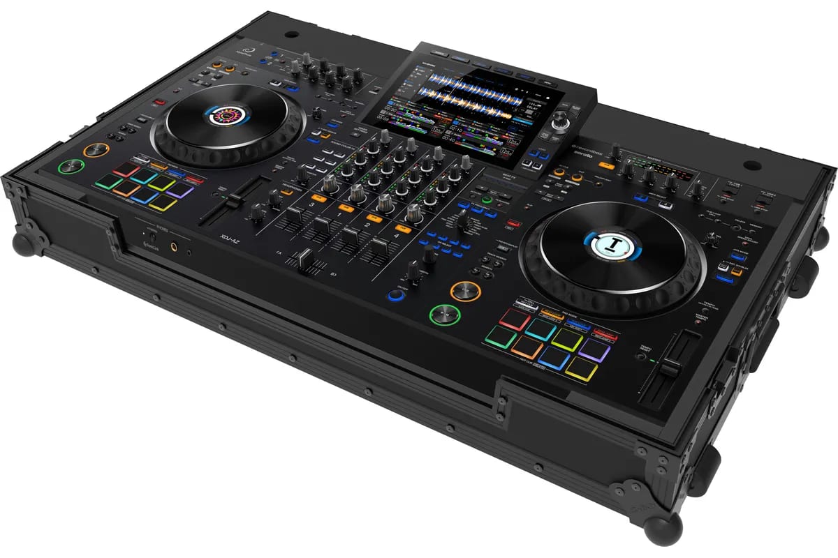 Zomo A-XDJ-AZ NSE fekete flightcase AlphaTheta XDJ-AZ kontrollerhez, pillangózárakkal
