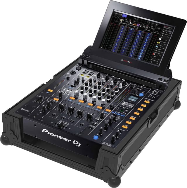 Zomo DJM-TOUR1 NSE Flightcase fekete kivitelben, elölnézet
