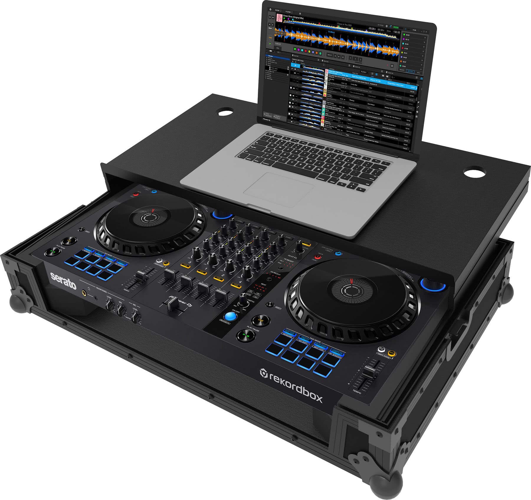 Zomo P-DDJ-FLX6 Plus NSE fekete Flightcase Pioneer DDJ-FLX6 kontrollerhez