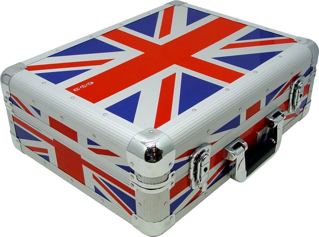 Zomo CD-Case CD-MK3 XT UK-Flag színváltozatban, elölnézet