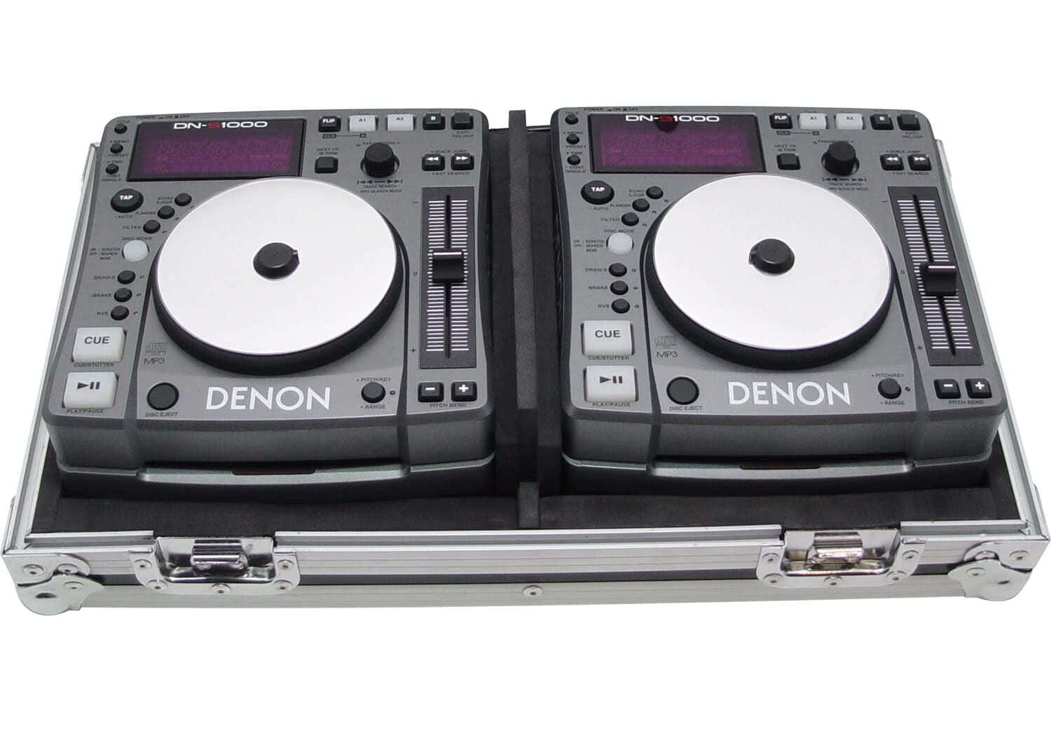 Zomo DN-1000 piros flightcase, oldalnézet