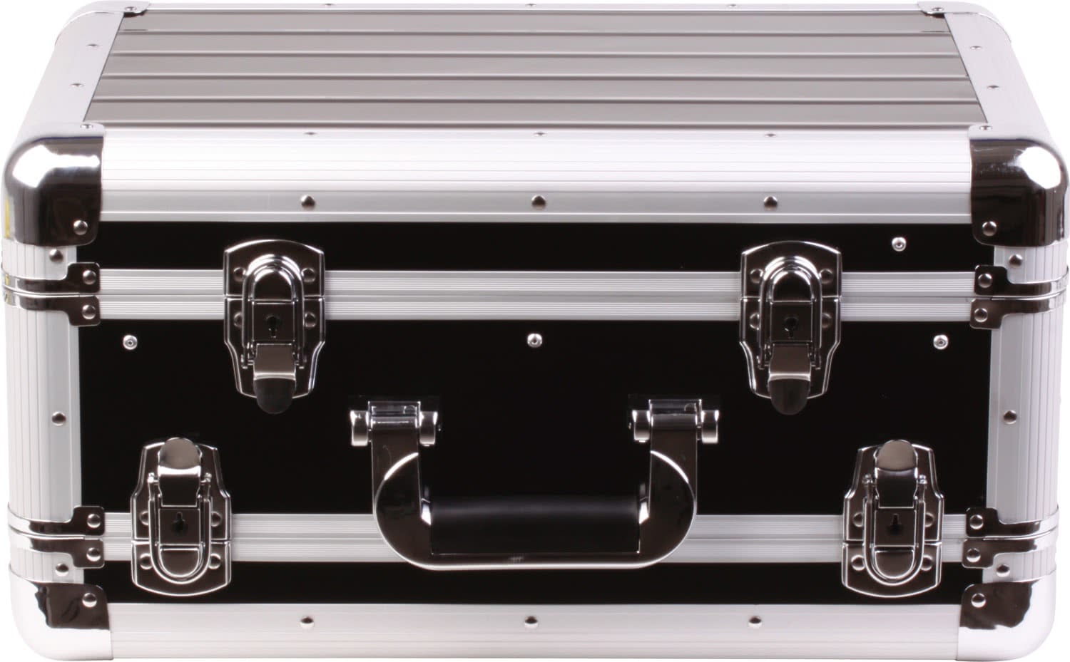 Zomo VC-2 XT flightcase zárt állapotban, ezüst felülettel