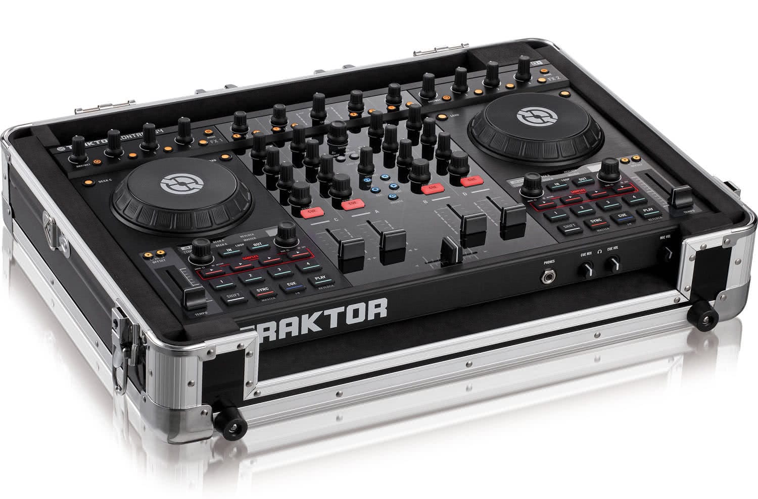 Zomo MFC-S4 fekete kontroller-flightcase elölnézetből