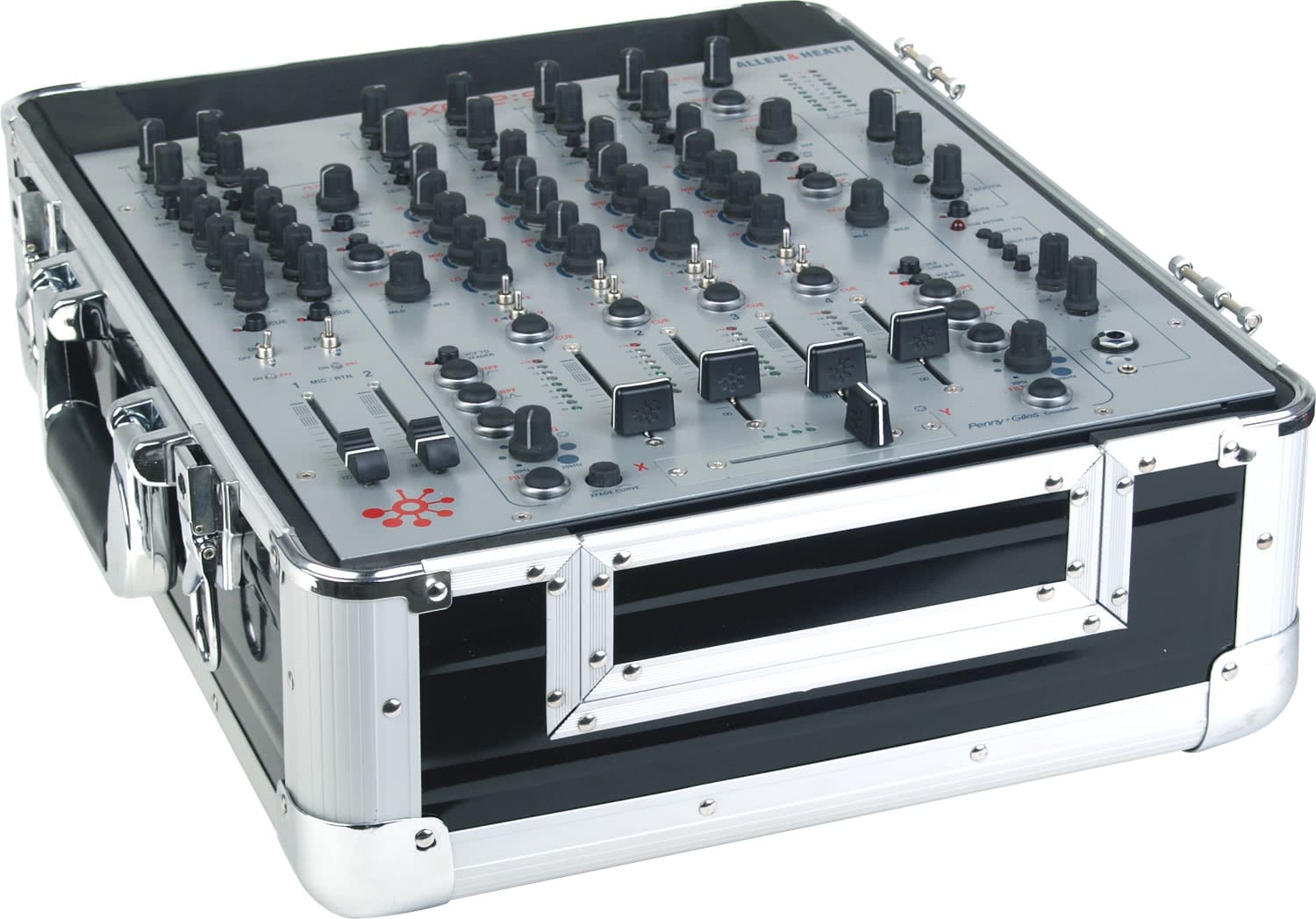 Zomo Flightcase CDJ-1 XT fekete, oldalnézet