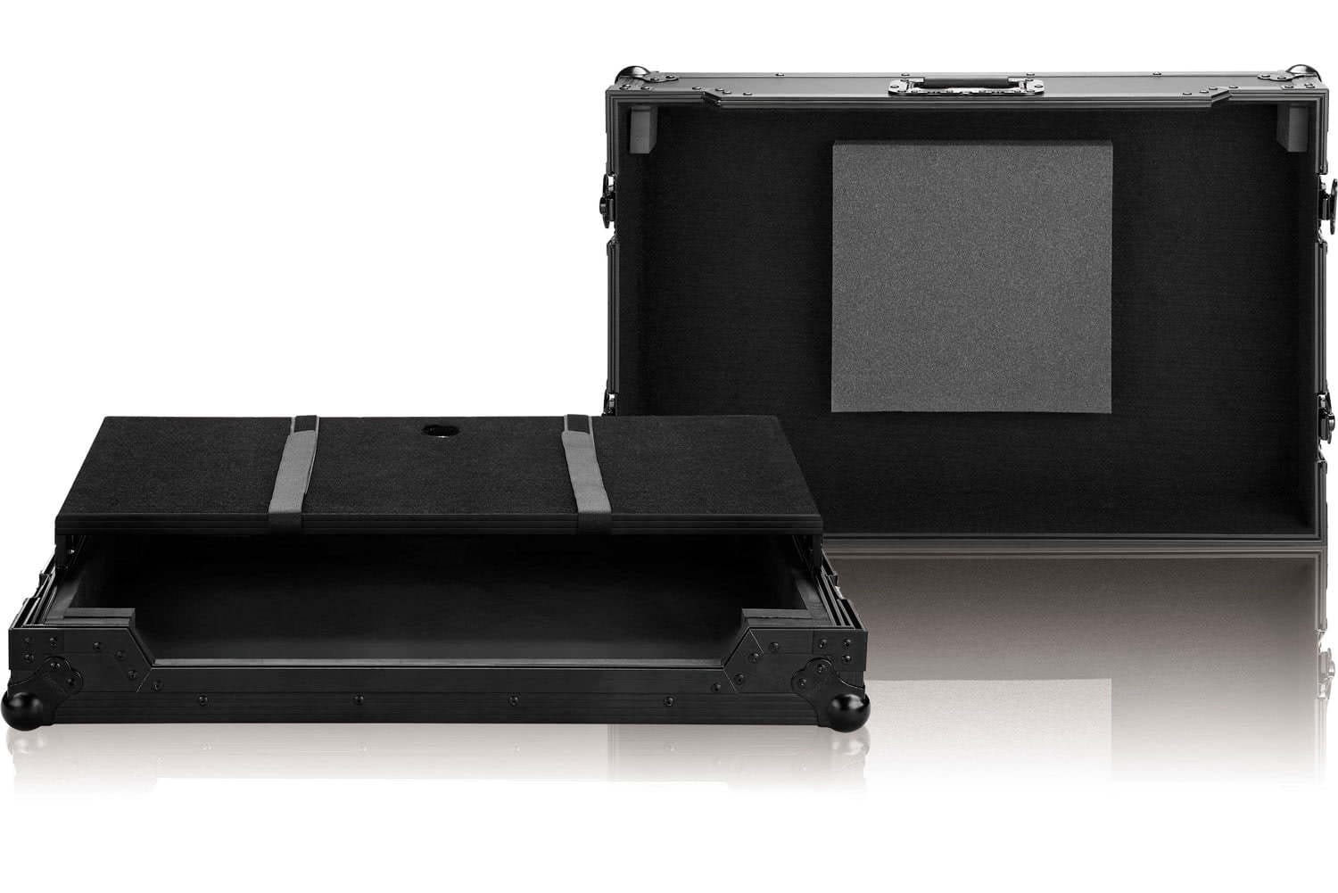Zomo P-DDJ-SX3 Plus NSE Flightcase felülnézet pillangózárakkal és fogantyúval