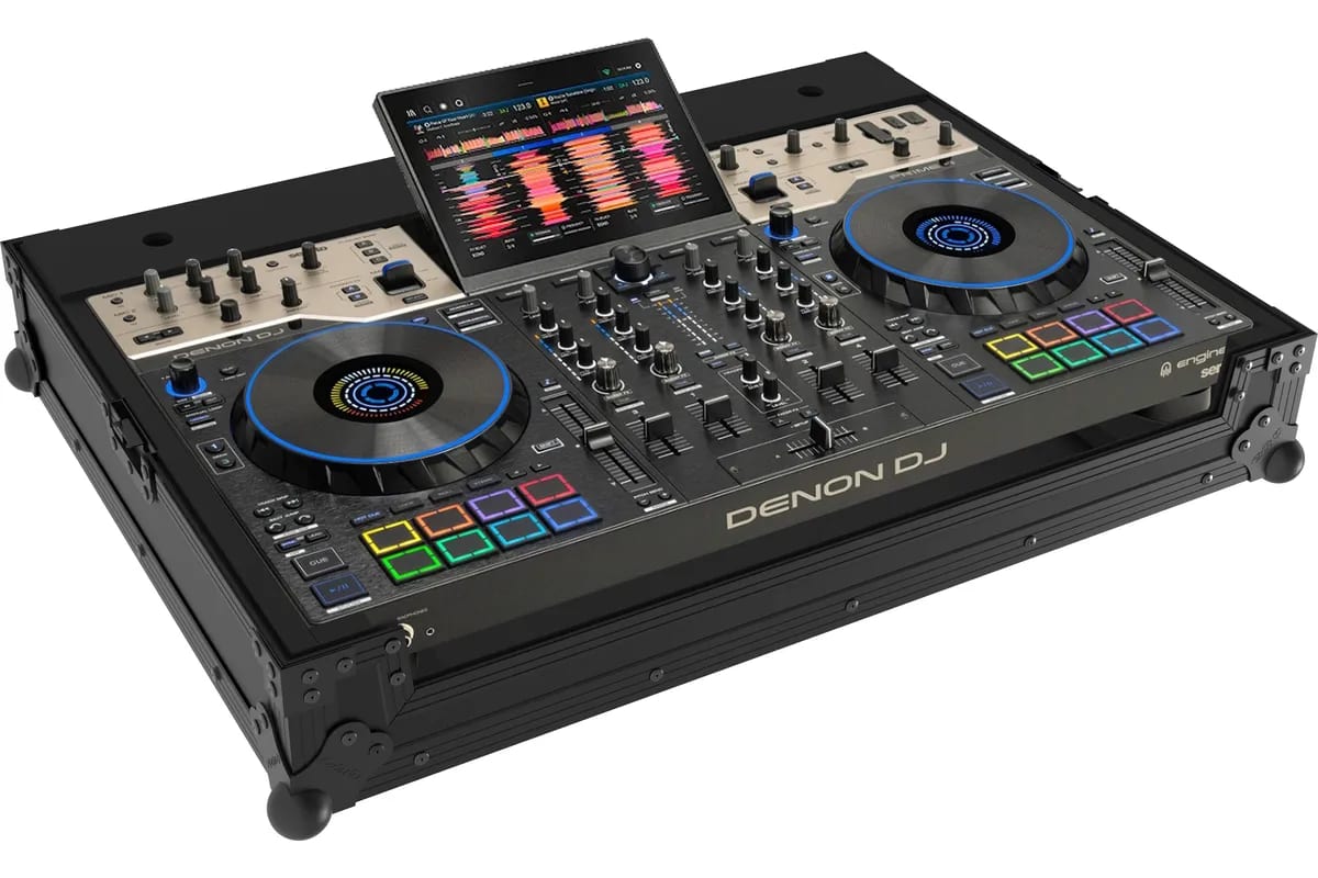 Zomo D-Prime-4-G2 NSE fekete flightcase zárt fedéllel, elölnézet