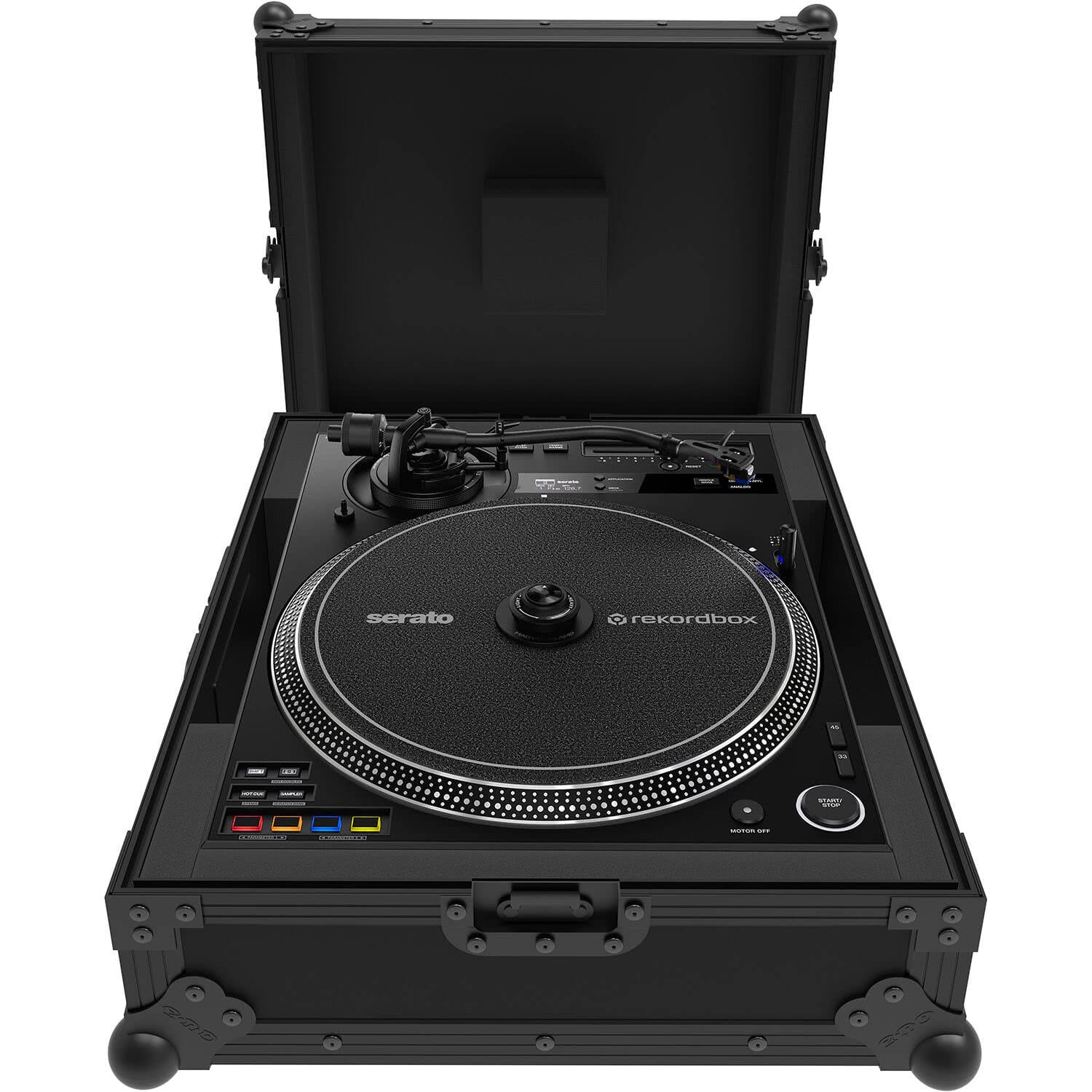 Zomo T-PLX-CRSS12 NSE flightcase zárt fedéllel, pillangózárak és fogantyú