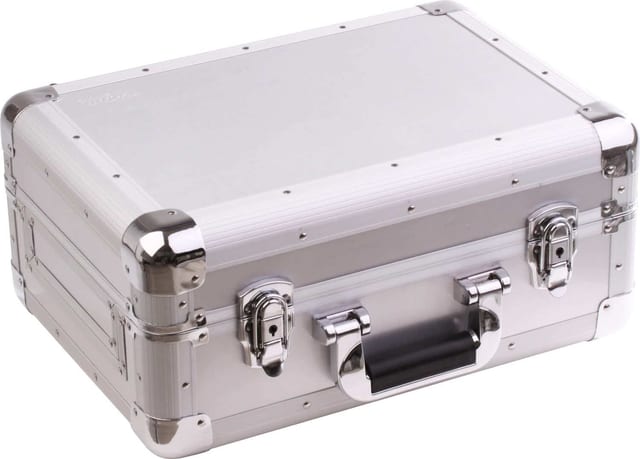 Zomo Flightcase CDJ-10 XT ezüst színben, elölnézet