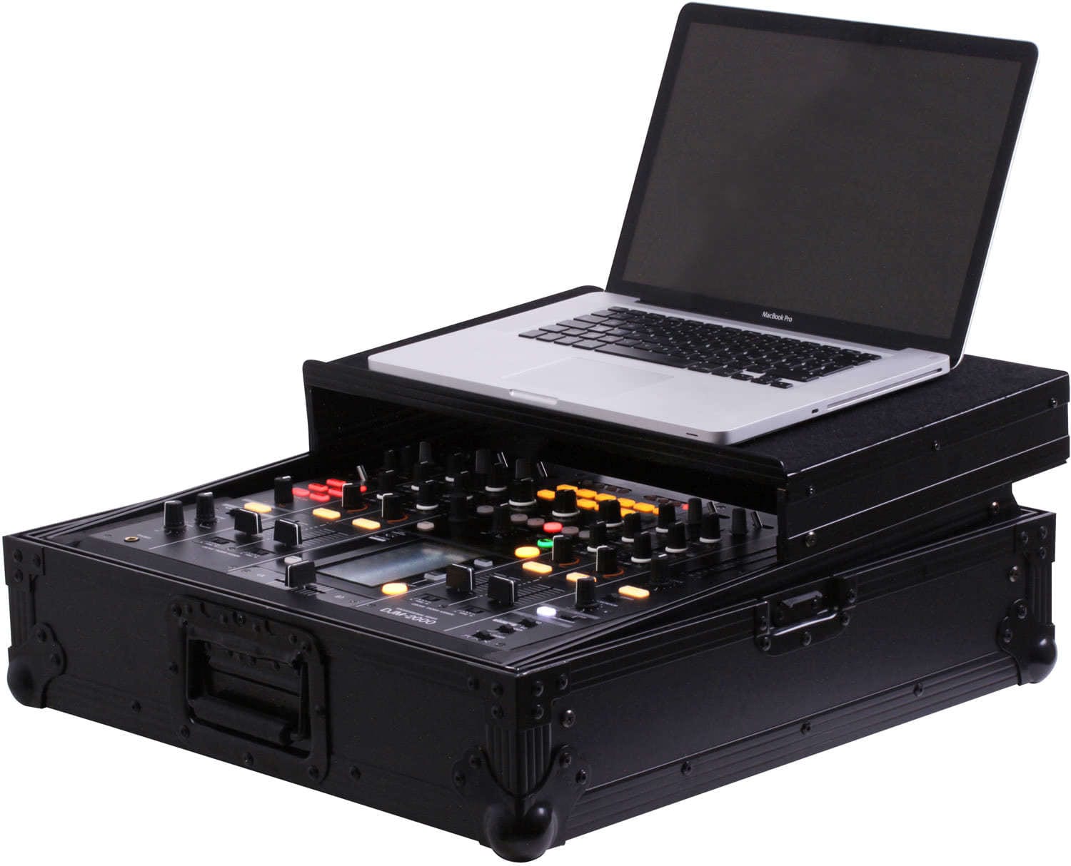 Zomo PM-2000 Plus NSE flightcase nyitott fedéllel, párnázott belső a DJM-2000-hez