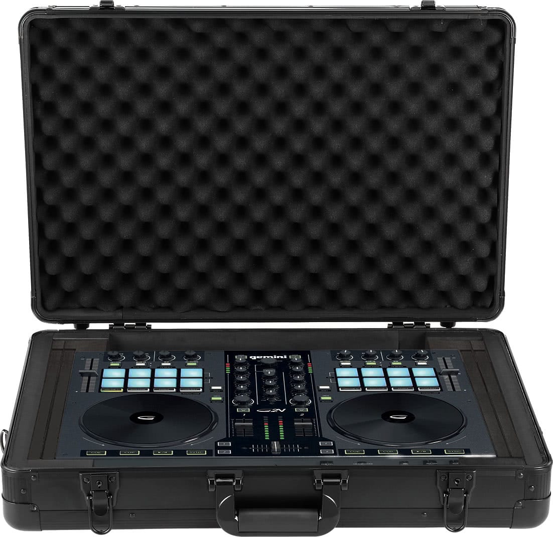 Zomo MFC-30 flightcase fogantyúval felülnézetben